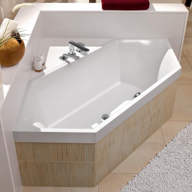 Villeroy & Boch Squaro hexagonal bath, built-in white