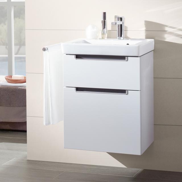 Villeroy & Boch Subway 2.0 hand washbasin with vanity unit with 2 pull-out compartments