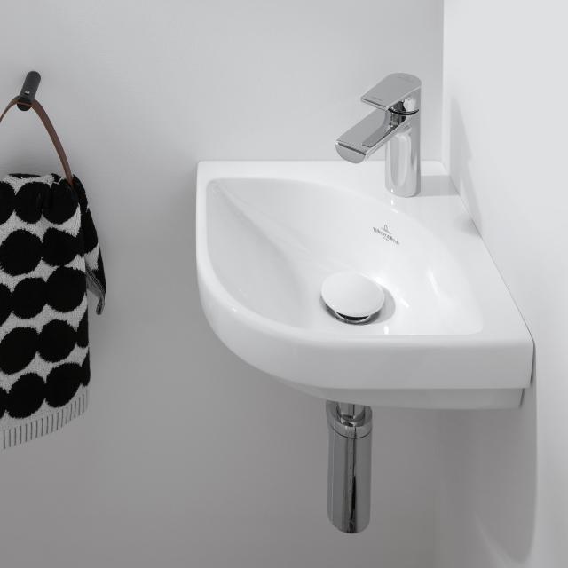 Villeroy & Boch Subway 3.0 Eck-Handwaschbecken weiß, mit CeramicPlus
