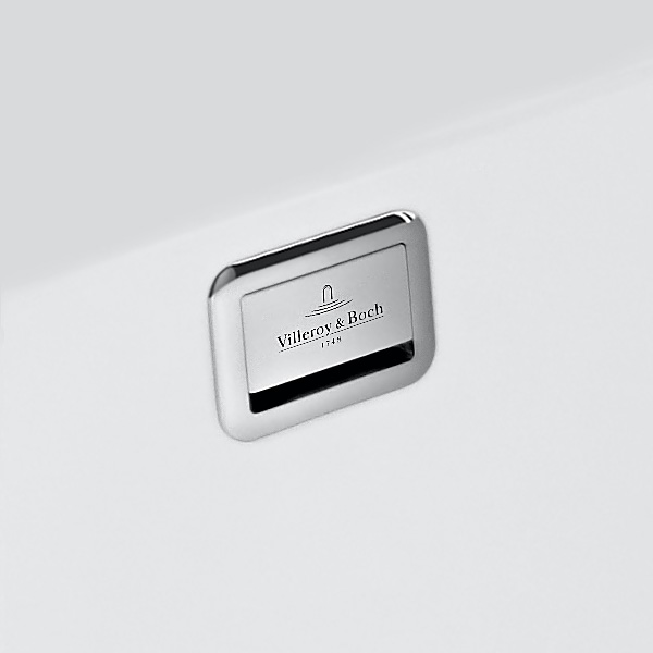 Villeroy & Boch water inlet integrated in overflow for Collaro