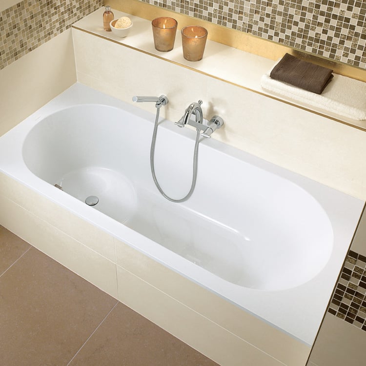 Villeroy & Boch Libra bath white - Villeroy Boch Libra Rectangular Bath L 170 W 75 H 432 Cm White  Vb Bq180lib2v 0a