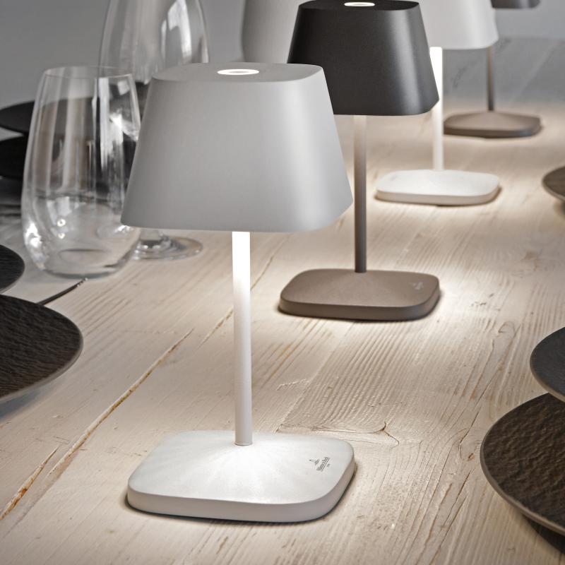 Villeroy & Boch Neapel 2.0 Lampe de table LED USB avec variateur et CCT, 96875
