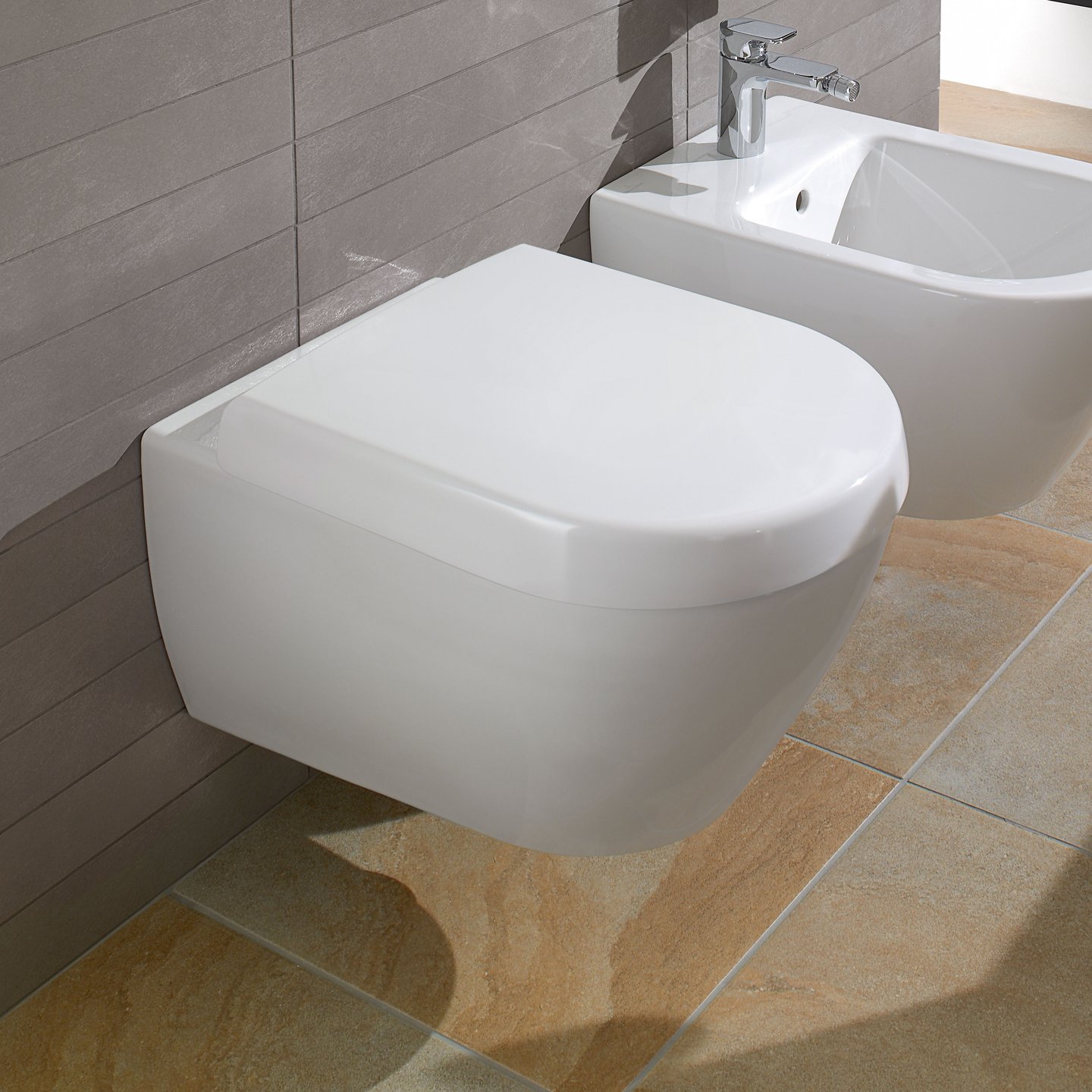 zonnebloem Verzamelen formaat Villeroy & Boch Subway 2.0 wall-mounted washdown toilet white, with  CeramicPlus - 560010R1 | REUTER