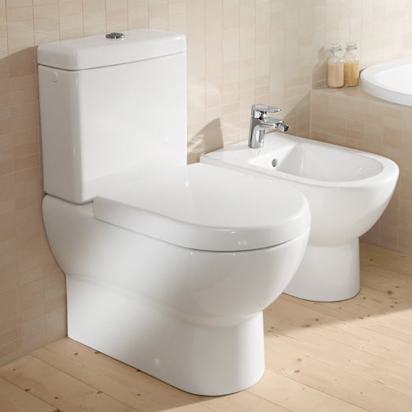 Noord Amerika auditie breng de actie Villeroy & Boch Subway floorstanding close-coupled washdown toilet white,  with CeramicPlus - 661010R1 | REUTER