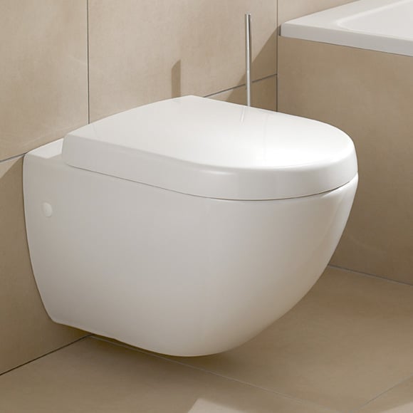 diepgaand Neuropathie Nederigheid Villeroy & Boch Subway compact toilet seat white, with QuickRelease and  soft-close - 9M66S101 | REUTER