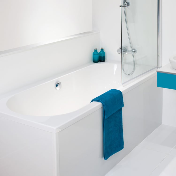 Temerity Sobriquette moederlijk Villeroy & Boch O.novo Duo rectangular bath, built-in white -  UBA180CAS2V-01 | REUTER
