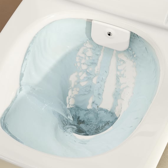 Cuvette wc suspendu rimless avec fonction bidet robinet avec eau froid  blanc avec abattant soft-close