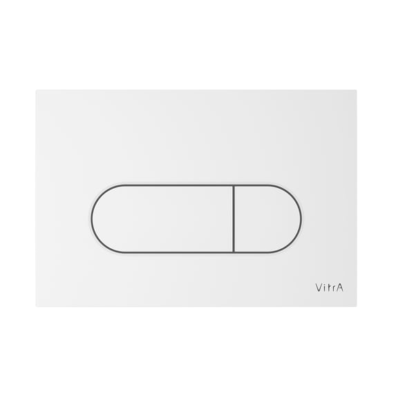 VIGOR Vigteesn Plaque De Déclenchement Double Rinçage Blanc Pour Toilette - Installation Facile