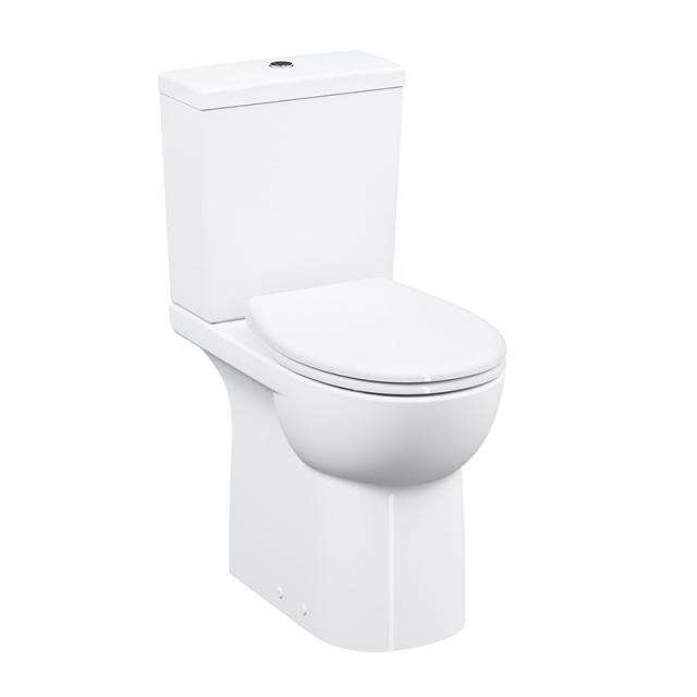 VitrA Conforma  floorstanding, washdown toilet, VitrAflush 2.0 barrier-free white, with VitrAclean