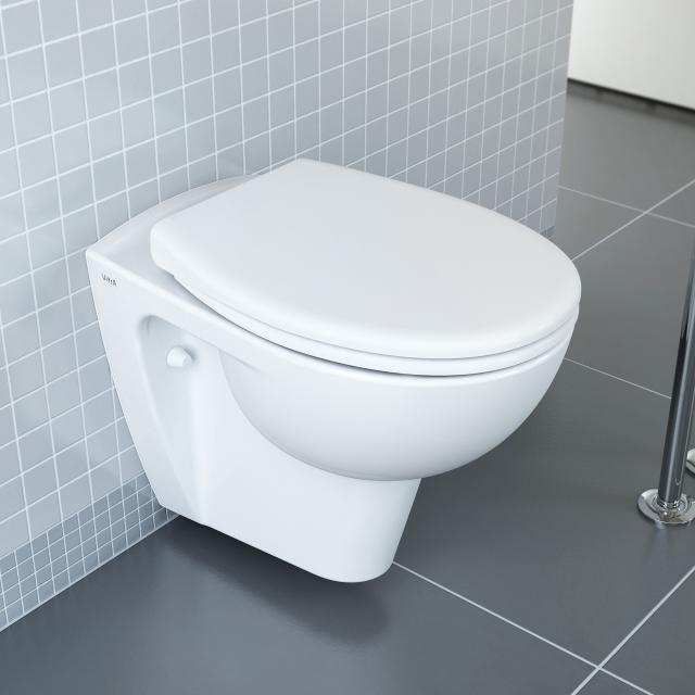 VitrA Conforma wall-mounted washdown toilet white, with VitrAclean