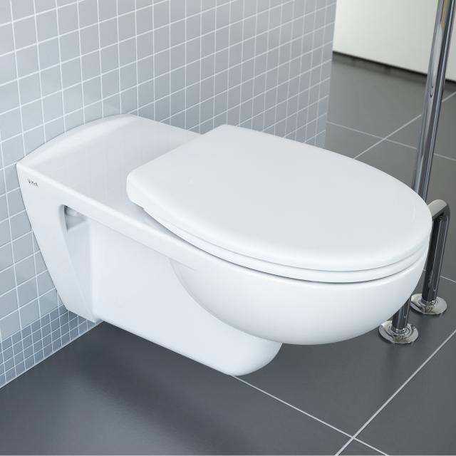 VitrA Conforma wall-mounted washdown toilet with flushing rim, white
