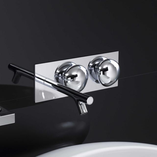 VitrA Istanbul concealed, two handle basin mixer without waste set