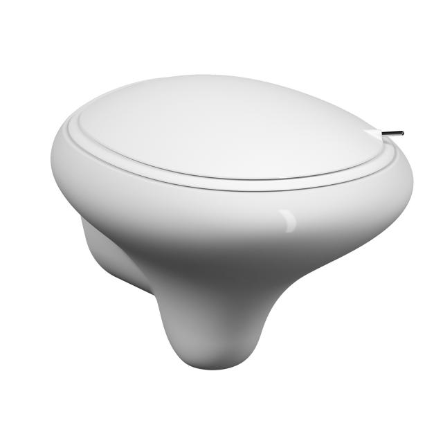 VitrA Istanbul wall-mounted VitrAflush 2.0 washdown toilet with bidet function white