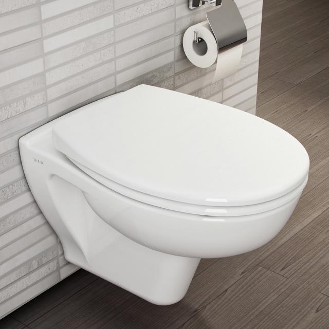 VitrA S20 wall-mounted washdown toilet VitrAflush 2.0 with bidet function white