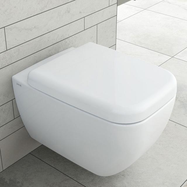 VitrA Shift wall-mounted washdown toilet VitrAflush 2.0 with bidet function white, with VitrAclean