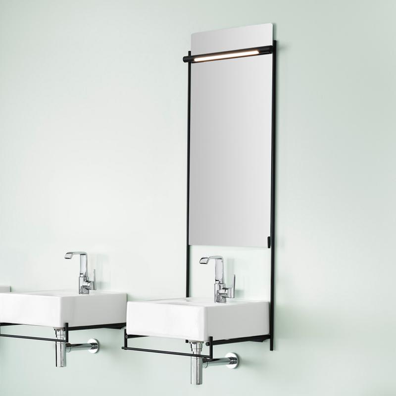 VitrA Equal Miroir avec éclairage LED et cadre en métal, 64103