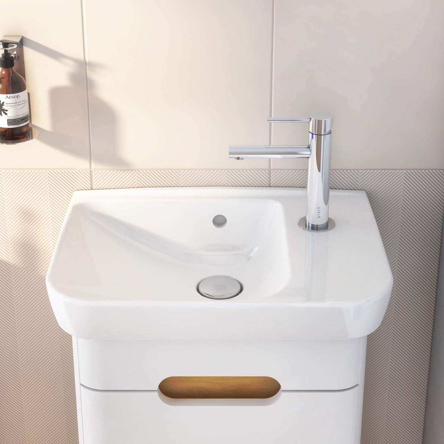 VitrA Sento hand washbasin white, ungrounded - 5945B003-0029 | REUTER