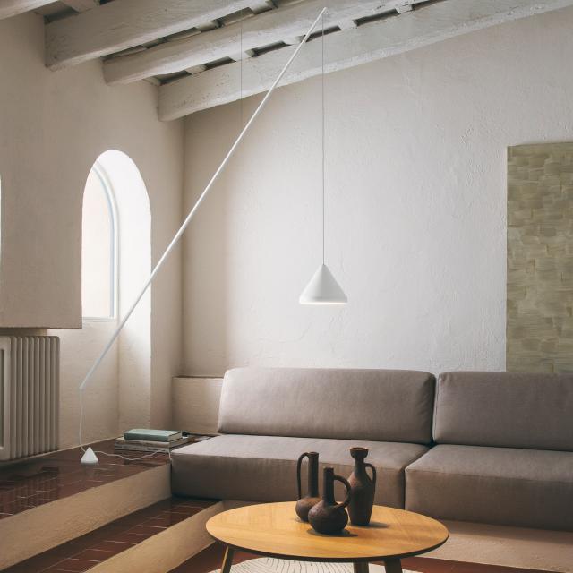 VIBIA North LED floor lamp with dimmer and power cord