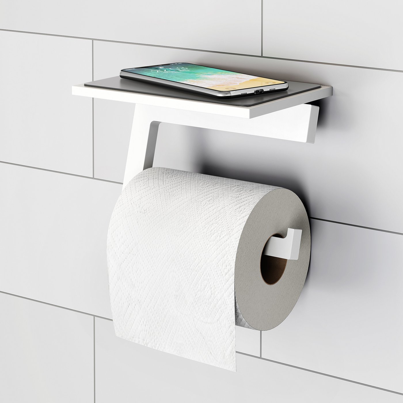 Papierrollenhalter mit Ablage von IKEA, ohne Papierrolle in Baden Papierrollenhalter mit Ablage von IKEA, ohne Papierrolle in Baden