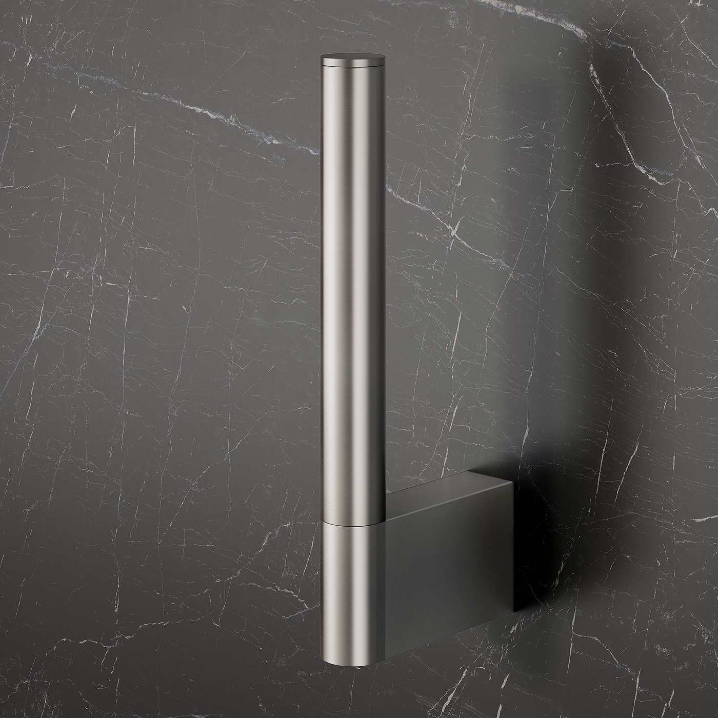 MOEN Porte-papier Toilette Pivotant à Double Montant ISO En Nickel Brosse Resistant Aux Taches