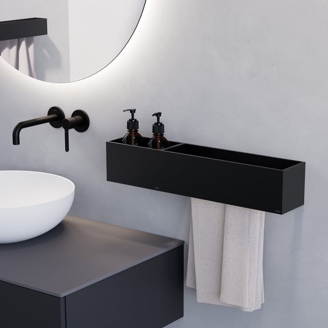 HANSGROHE - Ensemble d'accessoires pour la salle de bains noir mat