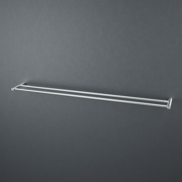 Porte-Serviettes Élégant Ambrosya En Acier Inoxydable Brossé 60cm - Barre Design Pour Salle De Bain Et Cuisine