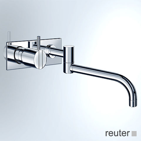 Vola 132 concealed single lever kitchen / basin mixer, operating lever: 25 mm stainless steel