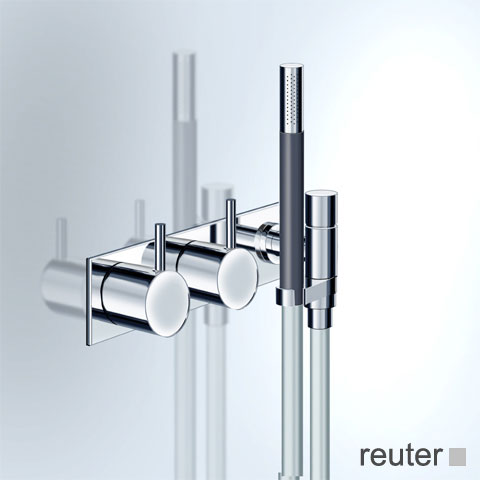 Vola 673RK two lever shower mixer chrome