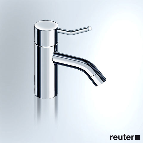 Vola RBM pillar tap, operating lever: 60 mm without waste set, projection: 114 mm, chrome