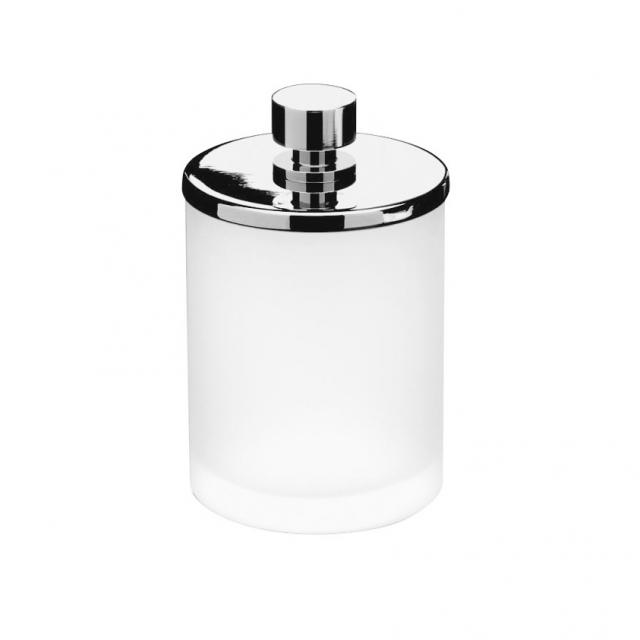 WINDISCH Addition container for cotton buds with lid satin/chrome