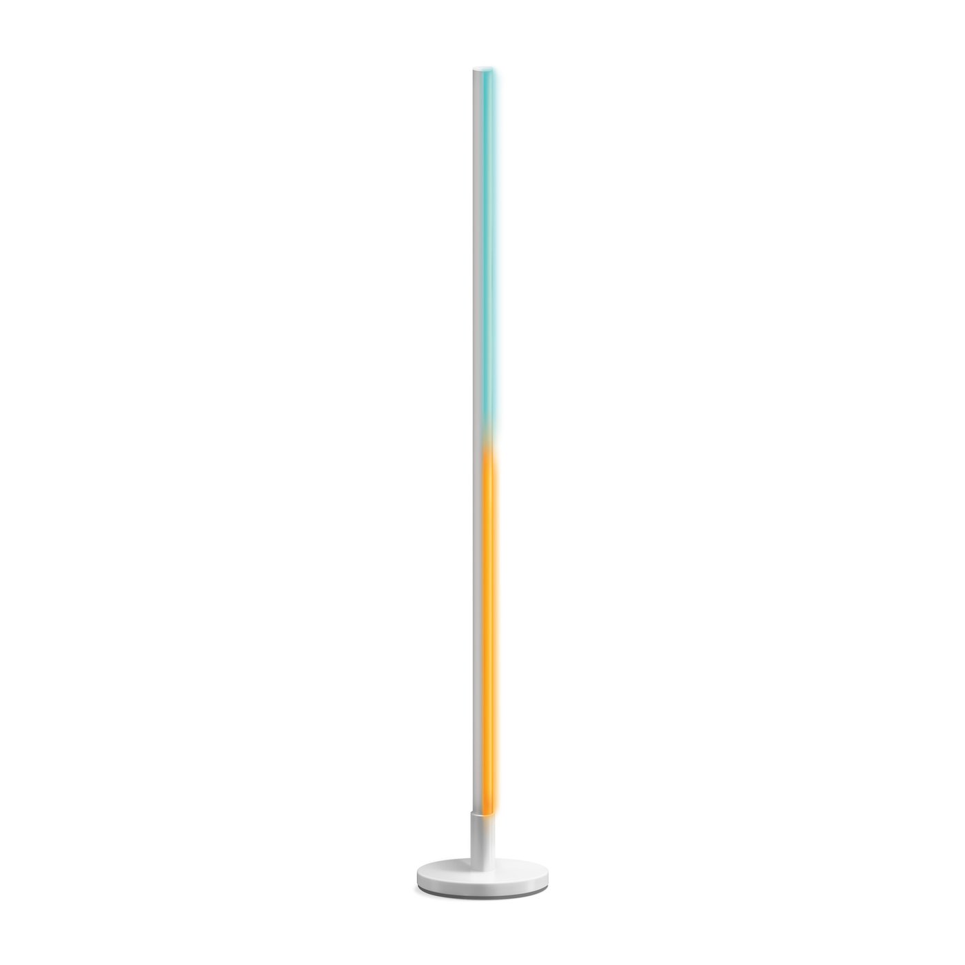 WiZ Lampadaire Gradient, Affichage multicolore RGBIC, Installation facile et design élégant, Connexion Wi-Fi, Contrôle par l'application ou par la voix, Compatible Google Home, Alexa et HomeKit