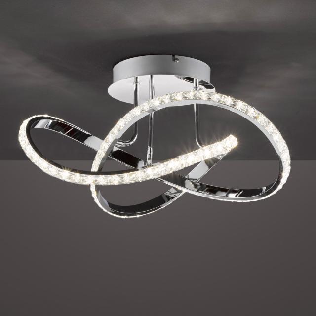 wofi Abro LED ceiling light with dimmer