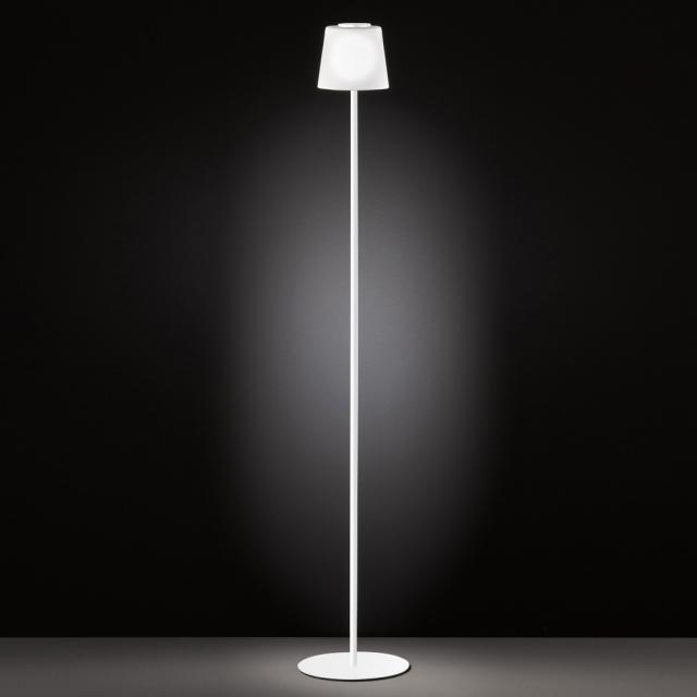 wofi Genk USB LED floor lamp with dimmer