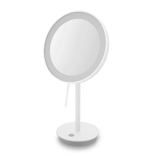 Zack AVIO beauty mirror, 5x magnification matt white