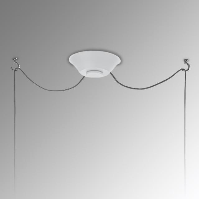 zafferano canopy for pendant lights, 2 heads