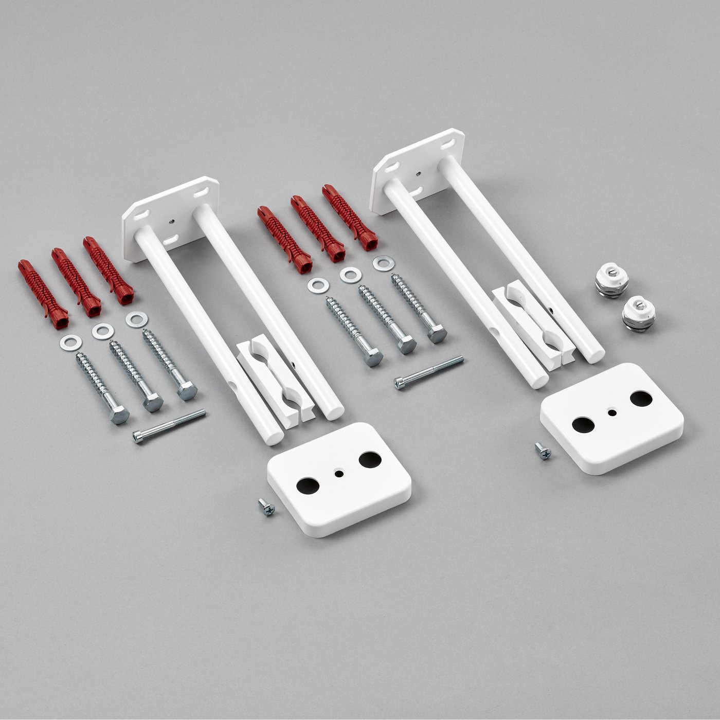 Zehnder Yucca Asym Kit de montage pour cloison blanc - 936011 | REUTER