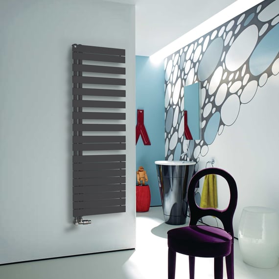 Zehnder Roda Spa Asym Sèche-serviettes 809 W, anthracite ...