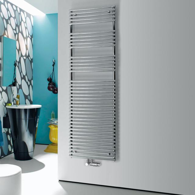 Zehnder Forma Spa towel radiator for hot water or mixed operation chrome, 827 Watt