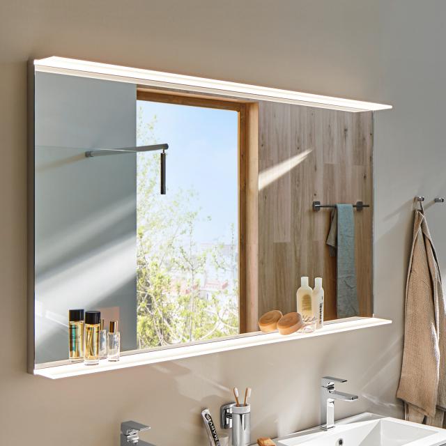 Zierath Avela illuminated mirror with LED lighting and shelf with sensor switch