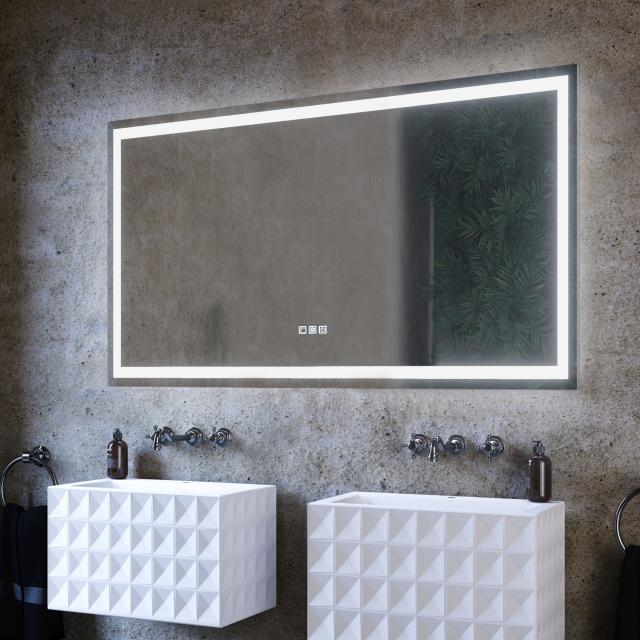 Zierath Corni illuminated mirror with LED lighting