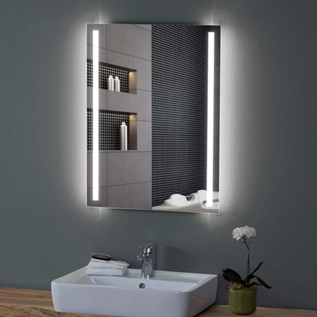 Zierath Tiber illuminated mirror with LED lighting light colour warm white
