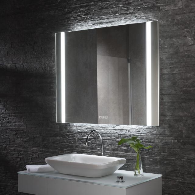 Zierath YourStyle illuminated mirror with LED lighting with touch display